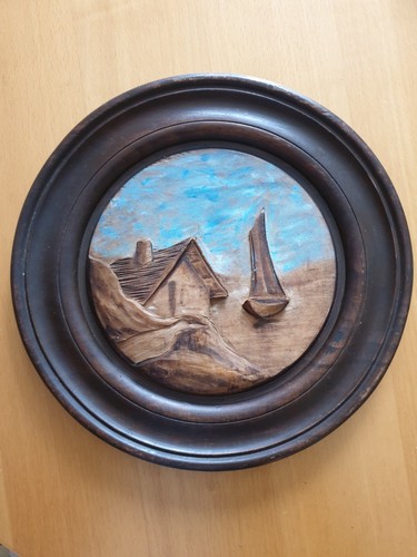 Grande assiette décorative