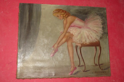 Danseuse ballet tableau - danseuse, ballet,