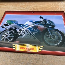 Honda NSr250 Se Smart Card 1994 250 fiche carte moto passion collection Atlas