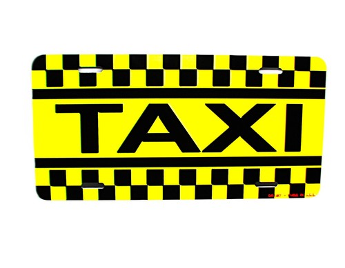Taxi cab metal - metal, novelty