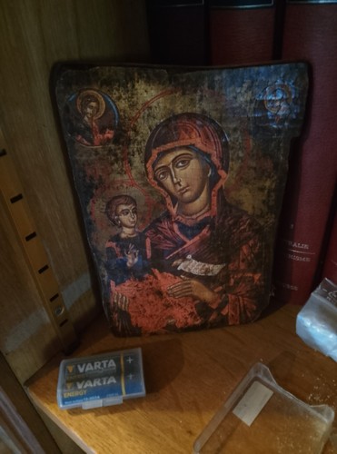 Icone orthodoxe russe peint - russe,