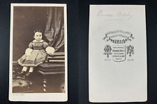 Pierre Petit, Paris, Louise Desobry Vintage cdv albumen print. CDV, tirage a