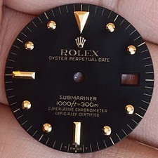 Rolex Matte Black Nipple Dial