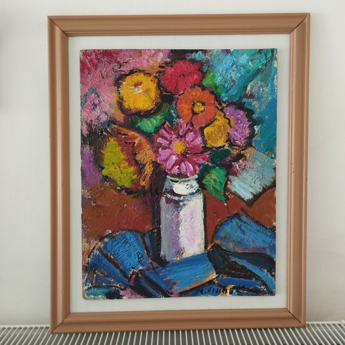 Tableau peinture huile au - l,