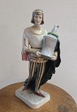 Statue chevalier porcelaine