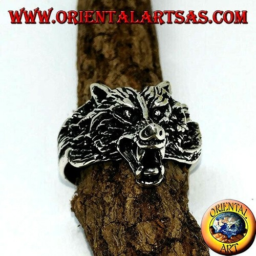Bague argent 925 tête - bague,