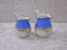 2 X Antiques Biedermeier Porcelaine Cruchon Karlsbad Bohême Vintage Vers 1880