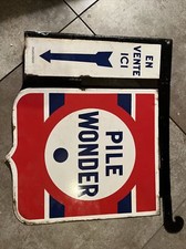 authentique PLAQUE EMAILLEE