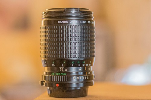 Objectif canon 105mm - fd, 35-105mm