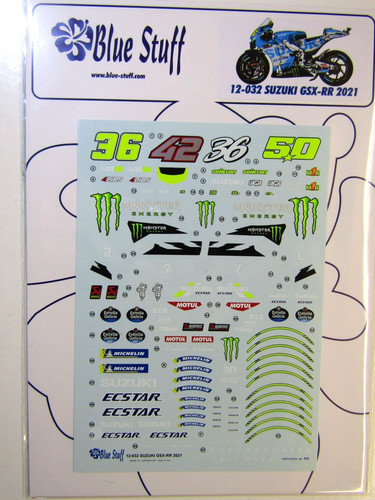 Blue stuff decal - blue, sheet