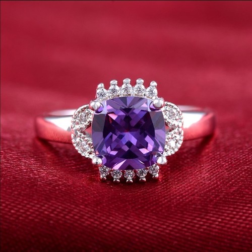 Carat purple 925 sterling - carat, cz