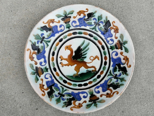 Ancien plat céramique - ancien,