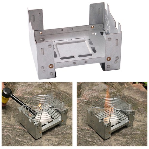 Poêle camping pliable - de,