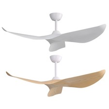 Ventilateur de Plafond 132cm sans Lumière, Modèle Encastré avec Télécommande