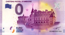 37 AMBOISE Château, N° de la 2ème liasse, 2017, Billet Euro Souvenir