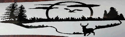 Autocollant vue panoramique