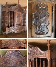 Meuble ancien bois - Belle panetière provençale