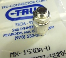 3 Tru RF Coaxial Silver/Cu Connector Mil-Spec to Prod-STDL01519. # TRU-0607-SSMX