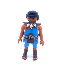 PLAYMOBIL * ROMAINS * Gladiateur Tunique Bleue Ceinture Marron Arène 4653 6868