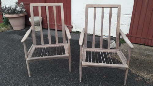 Lot fauteuils annees - de,
