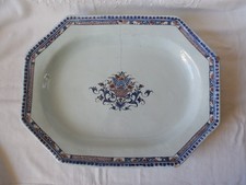 GRAND PLAT EN FAIENCE DE ROUEN