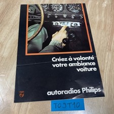Autoradio Philips gamme RN et N prospectus ancien collection publicité
