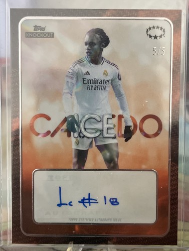 Linda caicedo auto topps - ,