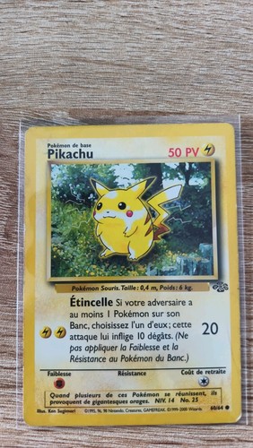 Carte pokémon pikachu - pokémon,