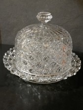 Grande Cloche à Fromage avec Plateau en Cristal Diamant Baccarat