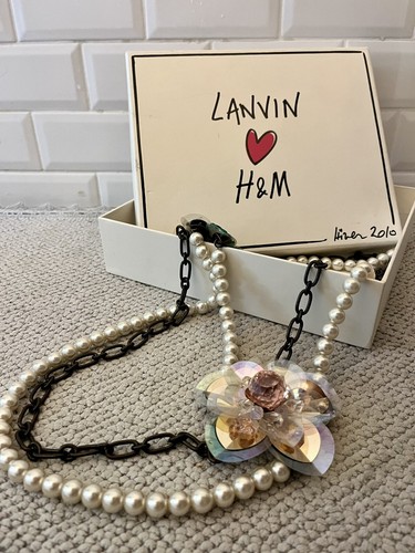 Collier pendentif lanvin - collier,