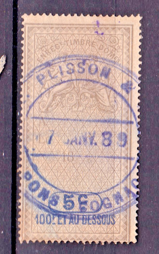 Timbre fiscal france - france, de