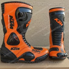 KTM Bottes De Moto En Cuir