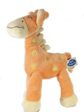 Doudou peluche Girafe orange