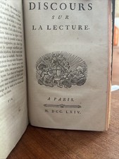 livres anciens Discours Sur La Lecture