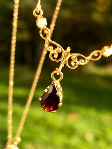 Collier ancien 18k avec - 18k,