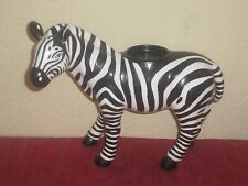 Décoration Bougie Partylite Zèbre Collection Safari d'Afrique Ref P9146 