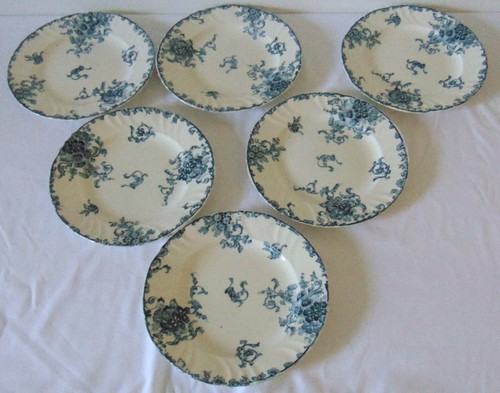 Assiettes plates dessert - 6,
