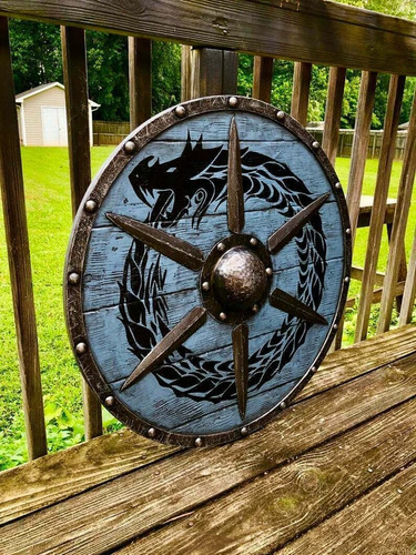 Bouclier armure rond viking - bouclier, d'armure