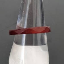 Bague Ancienne en Cornaline Taillée Époque XIXè Victorian Ring 19thC TTD54