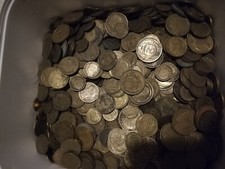 Lot monnaies françaises 1000 pièces 2 Francs, 1 Franc, 50 Centimes Morlon Bronze