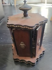 ANCIENNE BOITE A CIGARE CAROUSSEL BOIS