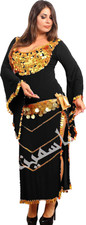Robe de danse du ventre égyptienne orientale, costume de danse pour femmes,...