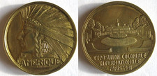 Médaille Exposition Coloniale International 1931 Amérique, par Bazor