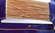 ANCIEN  GALON SOUTACHE FIL METALLISE OR  3 METRES SUR 0,3 CM  ETAT NEUF N°2