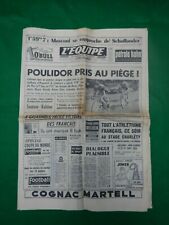 l’équipe 1er juillet 1966 Poulidor ,Mosconi,athlétisme.