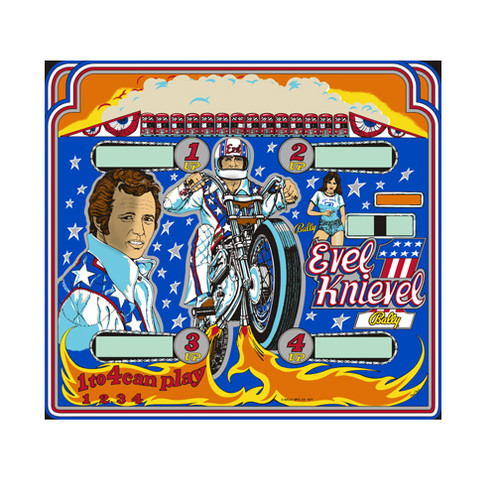 Evel knievel pinball machine - evel,