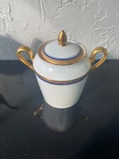 Service A Café Thé Limoges Blanc Bleu B & C France L Bernardaud
