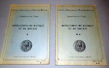 Opérations de banque et de bourse livres 1 et 2 centre formation prof bancaire 