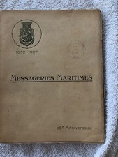 Livre créer pour les 75 ans des Messagerie maritimes en 1928