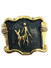 Broche Ancienne Vintage Line Vautrin Céramique Archer Collector French Artist